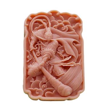 Imagem de Molde de sabonete de silicone molde de vela artesanal faça você mesmo molde de bolo de chocolate doce Monkey King (11524)