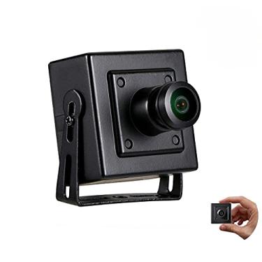 Imagem de Revotech Mini Câmera IP Fisheye de Segurança, HD 3MP Câmera Interna ONVIIF 1,44 mm Lente 180 graus de largura angular P2P Visão remota CCTV Video Cam H.265 (I706-4 Preto)