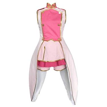 Imagem de Fantasia de cosplay de anime para meninas, vestido de segunda geração, saia de asa rosa, fantasia de Halloween, conjunto completo, Tamanho:, Large