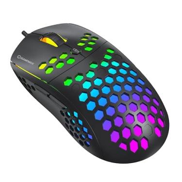 Imagem de Mouse de iluminação RGB NextGen Gaming MG8 Capa de favo de mel leve, cabo ultraleve ultraleve, sensor óptico de 6400 DPI | 1 ano de