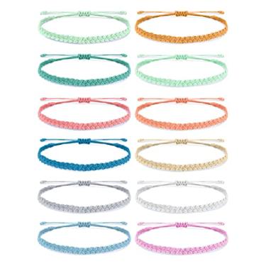 Imagem de Long tiantian Pulseiras da Amizade Boho, Tornozeleiras Femininas, Impermeáveis, Joias de Praia de Verão, Coisas Modernas, Ondas Ajustáveis, Pulseiras de Surfista Presentes para Firend Joias de Férias