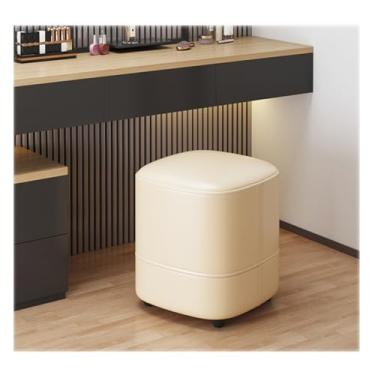 Imagem de Stool, household sofa stool, shoe stool, coffee table stool, living room footstool, dressing stool (Color : Brown)