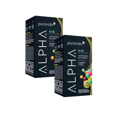 Imagem de KIT 2 Alpha Kids 150 Mini Capsulas - Puravida