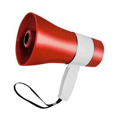 Imagem de Megafone Portátil Recarregável Com Gravação De Áudio Potência 20w Alcance 300 metros Controle de Volume Músicas Sirene Entrada Usb E Cartão