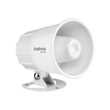 Imagem de Sirene para Alarme - 9 a 15 VDC - Magnética - 115dB - Branca - Intelbras SIR 2000