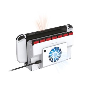 Imagem de Cooler para Dock Nintendo OLED BC-NS C3Tech, Entrada USB tipo C, Pequeno, eficiente, baixo ruído