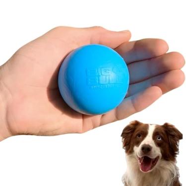 Imagem de Brinquedo Cachorro Bolas Borracha 55mm Para Cães Pet Médio (Azul Bebê)