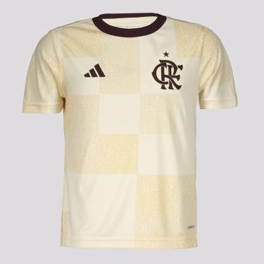 Imagem de Camisa Adidas Flamengo Pré Jogo 2024 Juvenil-Unissex