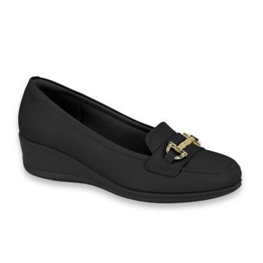 Imagem de Sapato Casual Feminino Modare Anabela Fivela Napa Ref: 7392.102-Feminino