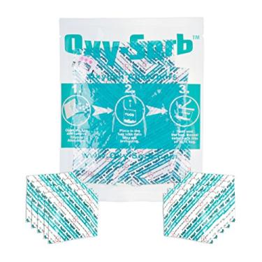 Imagem de OxySorb Absorvedores de oxigênio de 300 cc para armazenamento de alimentos (pacote com 10) – grau alimentício, preserva o frescor para armazenamento de longo prazo, ideal para suprimentos de