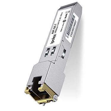 Imagem de ipolex Módulo de cobre SFP para RJ45 de 1,25 G, módulo SFP 1000Base-T para Ethernet para Cisco SFP-GE-T, Meraki, Ubiquiti UniFi UACC-CM-RJ45-1G, Fortinet, D-Link, Netgear, TP-Link e mais