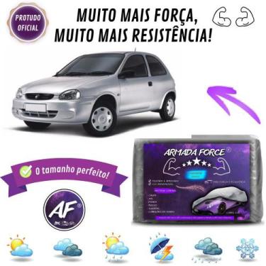 Imagem de Capa De Cobrir Carro Corsa Wind Forrada Impermeável Armada Force - Arm