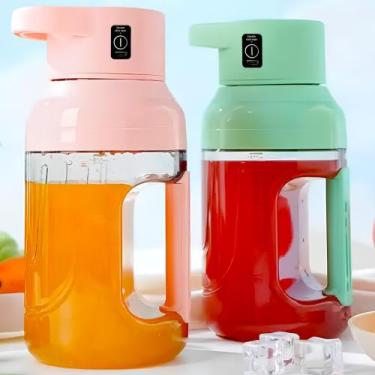 Imagem de Mini Liquidificador Elétrico Garrafa 1500ML Portátil Shake Recarregáve