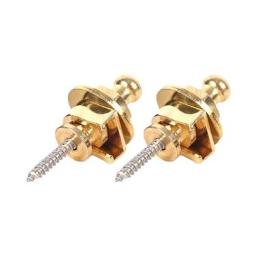 Imagem de M-tamanho Guitarra Baixo Cinta Bloqueio Antiderrapante Metal Final Str