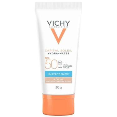 Imagem de Protetor Solar Facial com Cor Vichy Hydra-Matte FPS50 - 2.0