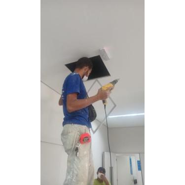Imagem de Kit Reparo para Teto de Gesso Drywall Forro Sanca Parede - Serrana Ges