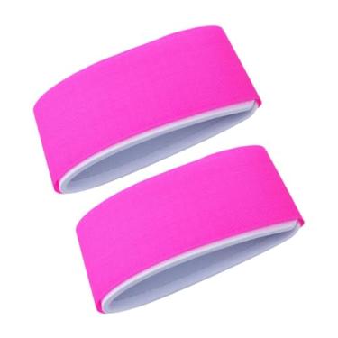 Imagem de rockible 2Pcs Ski Straps, Ski Wraps Ties para transportar equipamentos de esqui, fita de fixação ajustável para cinta de transporte de snowboard, Rosa Vermelha