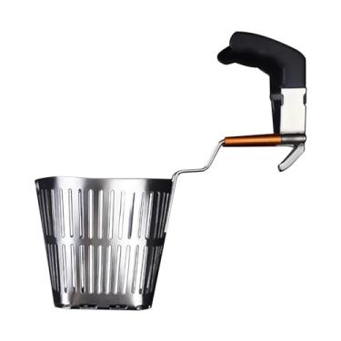 Imagem de DimyFew Coador de Macarrão com Escumadeira, Escorredor de Malha, Cesta de Escaldamento com Gancho para Coar E Enxaguar, b, Tamanho real