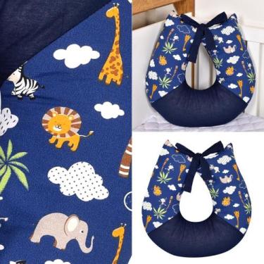 Imagem de Almofada Amamentação com Ziper Capa Removivel Facil de Lavar - RG Shop