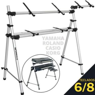 Imagem de Rack Suporte de ApoioTitanium TY-212 BEM para Teclados 76 Teclas 6/8  
