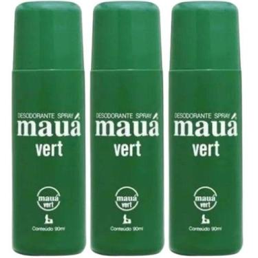 Imagem de Kit 3 Unid Desodorante Spray Mauá Vert 90ml