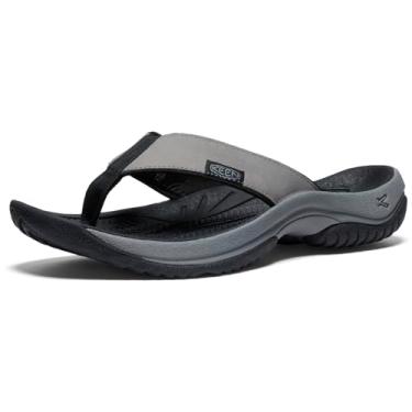 Imagem de KEEN Chinelo masculino Kona Flip Tg, Aço cinza/preto, 40