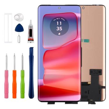 Imagem de [Novo] Substituição do conjunto de digitalizador de tela LCD Duotipa para Motorola Edge 50 Pro XT2403-2 de 6,7 polegadas com kit de ferramentas de reparo técnico-preto.