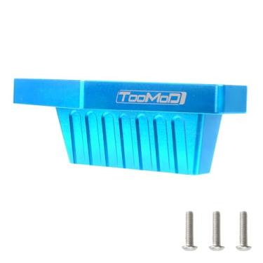 Imagem de TOOMOD CW-01 Aluminum Front Lower Arm Mount for 1/12 Tamiya CW01 Lunch Box Midnight Pumpkin Chassis Upgrades Parts（Blue）