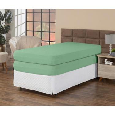 Imagem de Kit 2 Capas Colchão Protetora Solteiro 30cm Altura Ideal Para Cama Box
