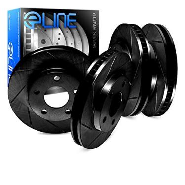 Imagem de Para Toyota Supra R1 Concepts 1986-1992 Dianteiro Traseiro Preto Zinco Dianteiro Rotores de Freio Entalhado