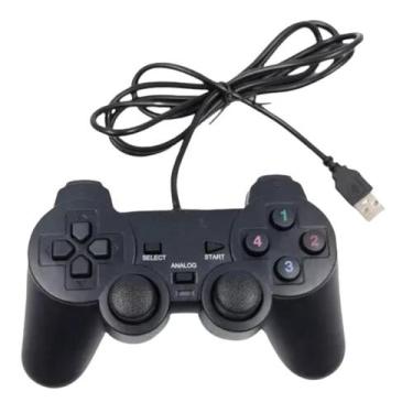Imagem de Controle Usb para PC Notebook Joystick Dualshock Analógico - THOR