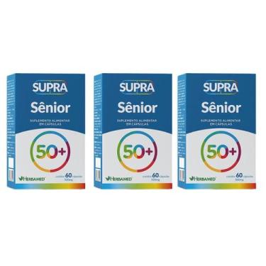 Imagem de Kit 3 Supra Sênior 50+ 60 Cápsulas - Herbamed
