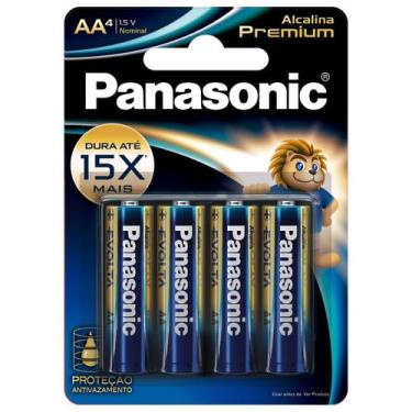 Imagem de Pilha Alcalina Premium Aa Com 4 Lr6egr/4b96 - PANASONIC