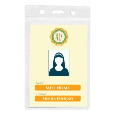 Imagem de Crachá Identificador Pvc Sem Presilha 100x70mm - Redomma, Medem