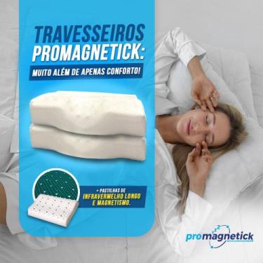 Imagem de Travesseiro cervical magnetico- Promagnetick