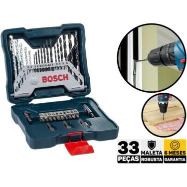 Imagem de Kit de Pontas e Brocas 33 Peças Bosch X-Line 2607017398