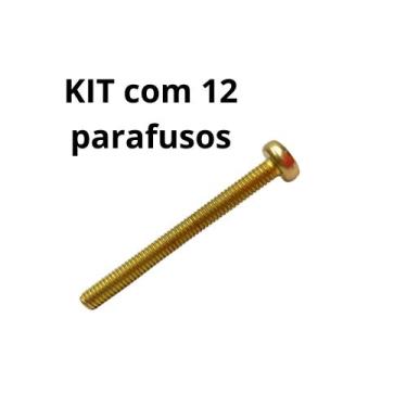 Imagem de Parafuso Máquina Cabeça Panela Ph M4-0.70MA X 30 BC 12 UNID - BELENUS