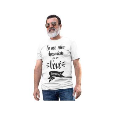 Imagem de Camiseta Vovô Presente Dia Dos Pais Frase Avô Nomes Branca - Del Franc