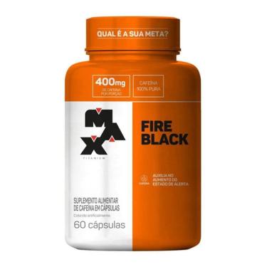 Imagem de Termogênico Fire Black 400mg (60caps) Max Titanium