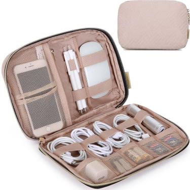 Imagem de Mala de viagem BAGSMART Large Electronics Organizer rosa