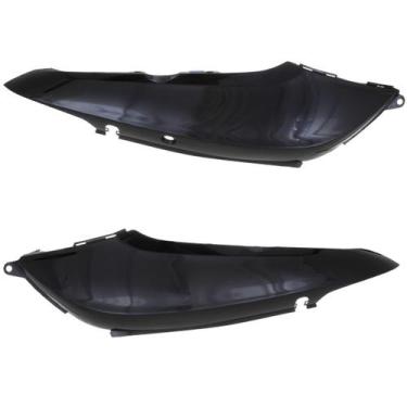 Imagem de Tampa Lateral Carenagem Cromo Forte Moto Honda Biz+ 125 Ex 2011 a 2017