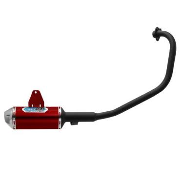 Imagem de Escapamento de Moto Pro Tork Mini 3 Curva Preta Fazer 150 / Factor 125