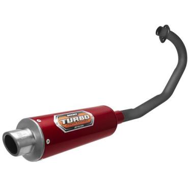 Imagem de Escapamento Pro Tork Mini Turbo Moto Honda Titan 150 Ks 2004 À 2008 Cu