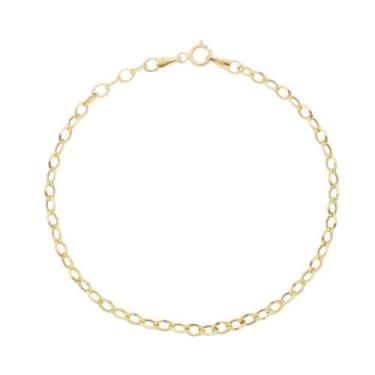Imagem de Pulseira Feminina Ouro 18k 750 Octagonal Moderna - Thile Jóias