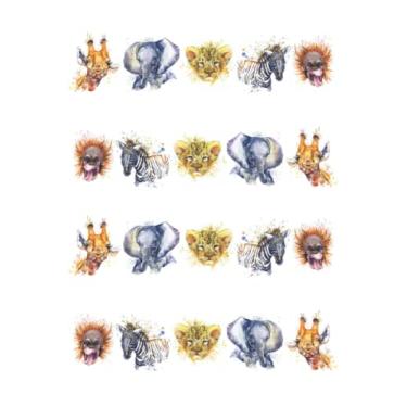 Imagem de Baby Zoo Animals Notebook Journal Blank Wide Ruled Pages Paper Composition Book Daily Planner Notes