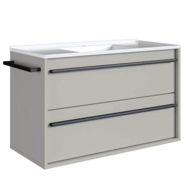 Imagem de Gabinete De Banheiro Com Lavatorio 80cm Arenas PRODDY