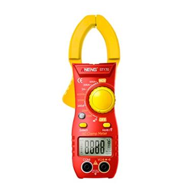 Imagem de ST170 Smart Clamp Meter 1999 Contagens Multímetro Digital Auto-Variador Tela LCD Tensão AC DC Corrente AC Testador de Corrente de LED Lanterna NCV Medidor de Tensão de Indução Resistência