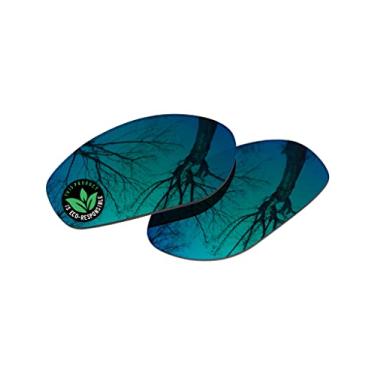 Imagem de Raydi Lentes de reposição de policarbonato para óculos de sol RayBan RB4115 57 mm - verde esmeralda espelhado - polarizadas