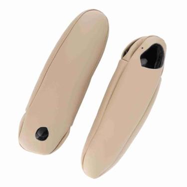 Imagem de Capa de Couro Sintético para Apoio de Braço de Assento de Carro, Resistente a Arranhões para RX 2003-2009 (Bege)