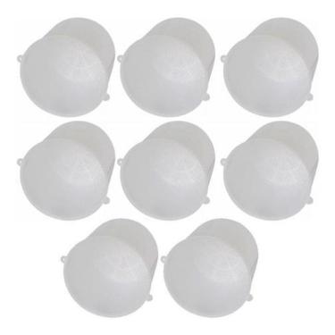 Imagem de Forma Queijo Frescal 1kg Polietileno  8un  - Branco